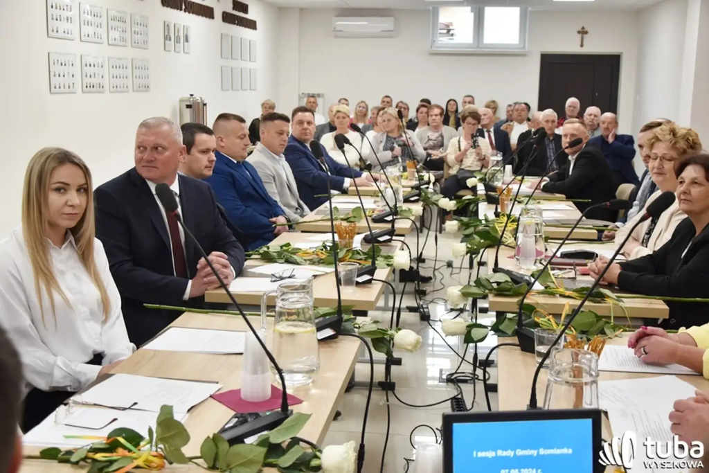Zaprzysiężony wójt i radni w gminie Somianka