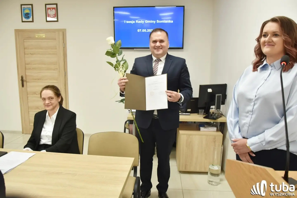 Zaprzysiężony wójt i radni w gminie Somianka