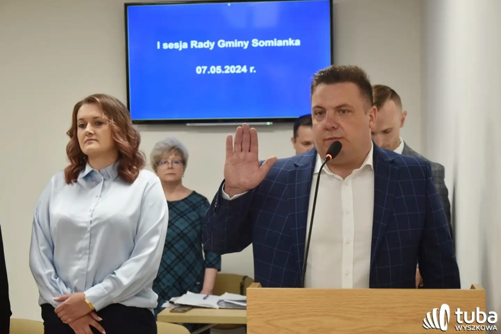Zaprzysiężony wójt i radni w gminie Somianka