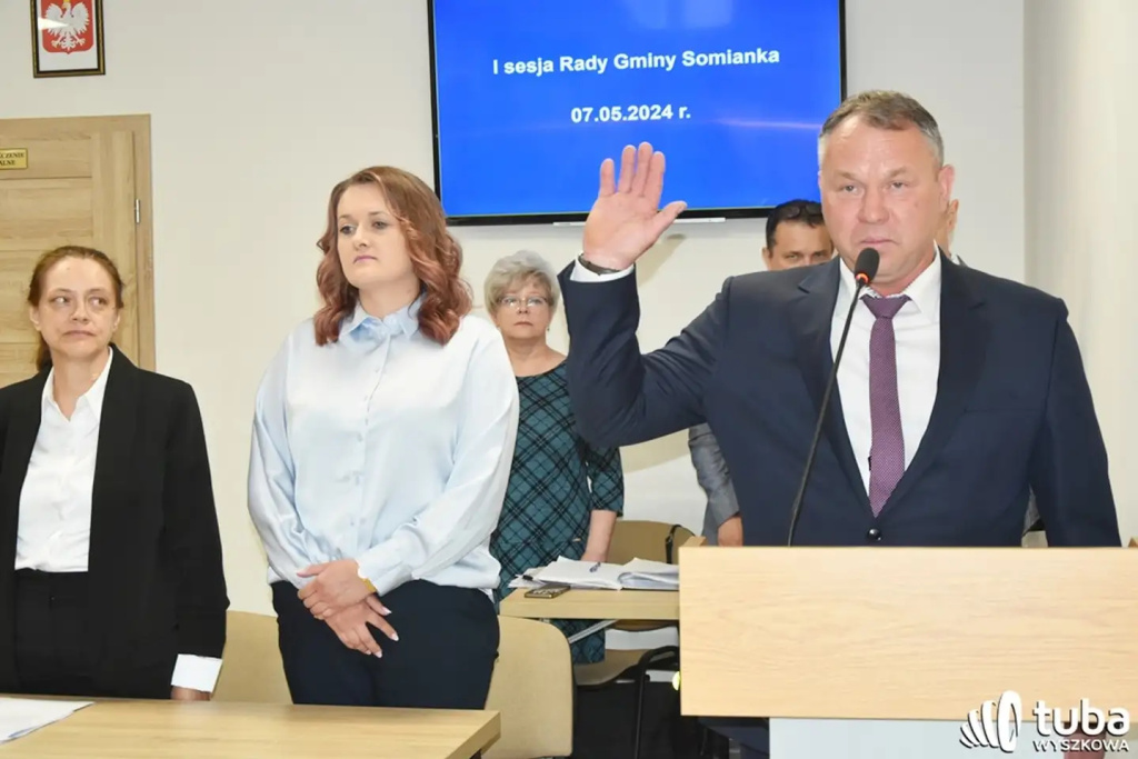 Zaprzysiężony wójt i radni w gminie Somianka