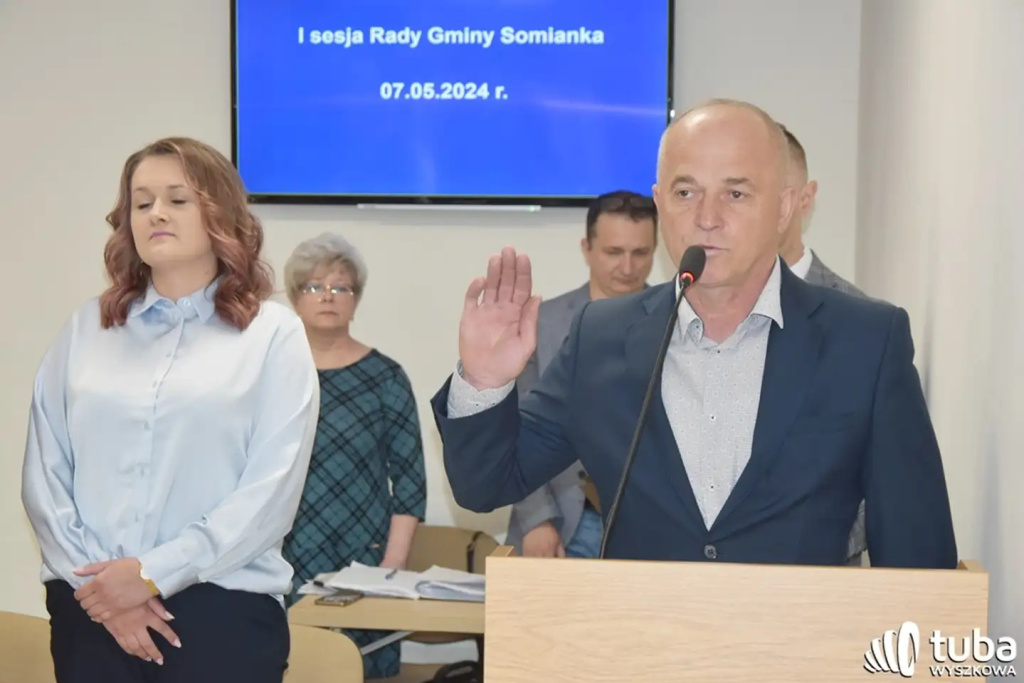 Zaprzysiężony wójt i radni w gminie Somianka