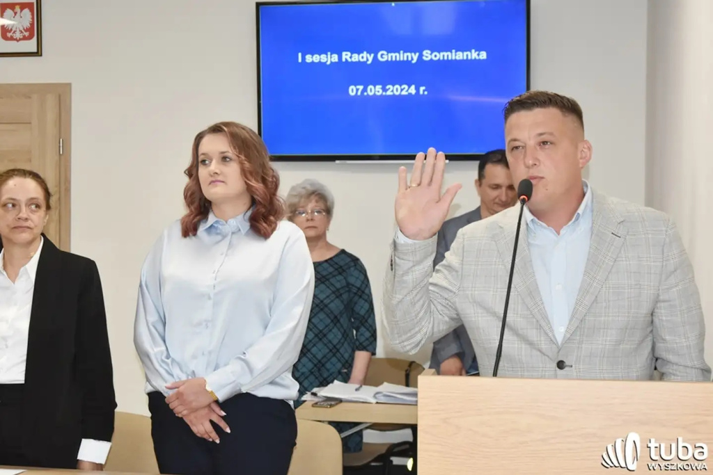 Zaprzysiężony wójt i radni w gminie Somianka