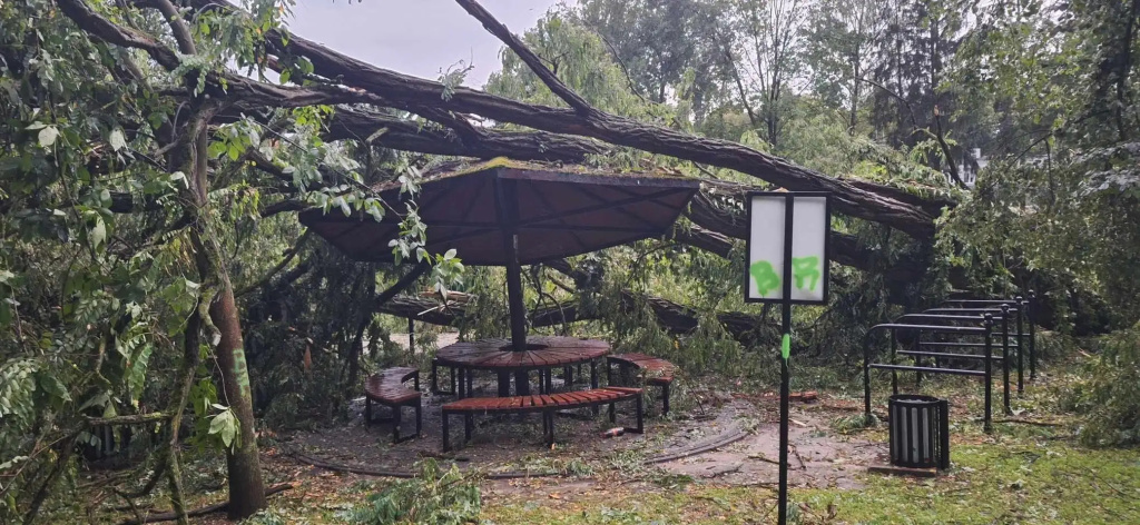 Park zamknięty do odwołania. Trwa usuwanie skutków wichury