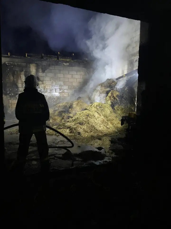 Pożar zniszczył całe zapasy dla zwierząt. Rolnicy z Krąg Nowych proszą o pomoc