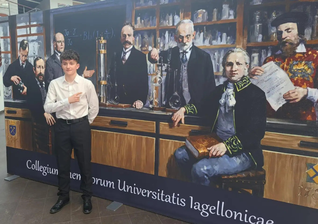 Młodzi chemicy SP w Dalekiem na Uniwersytecie Jagiellońskim