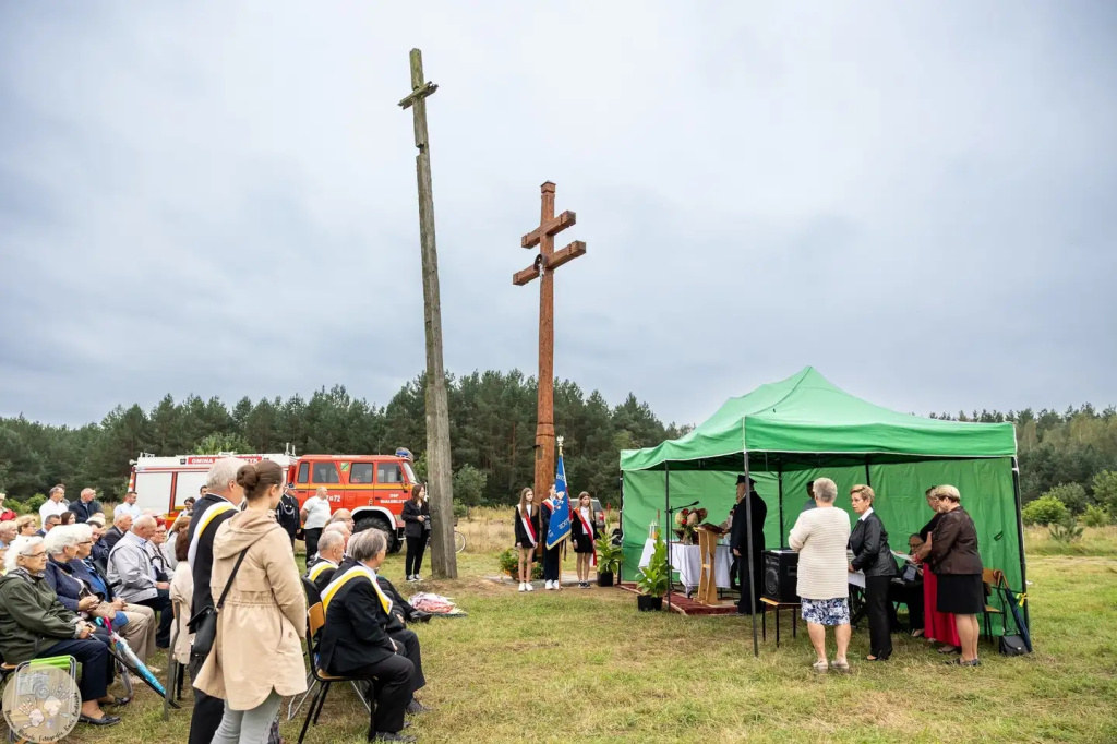 Nowy krzyż pandemiczny w sołectwie Białebłoto-Stara Wieś 