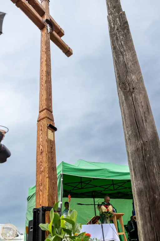Nowy krzyż pandemiczny w sołectwie Białebłoto-Stara Wieś 