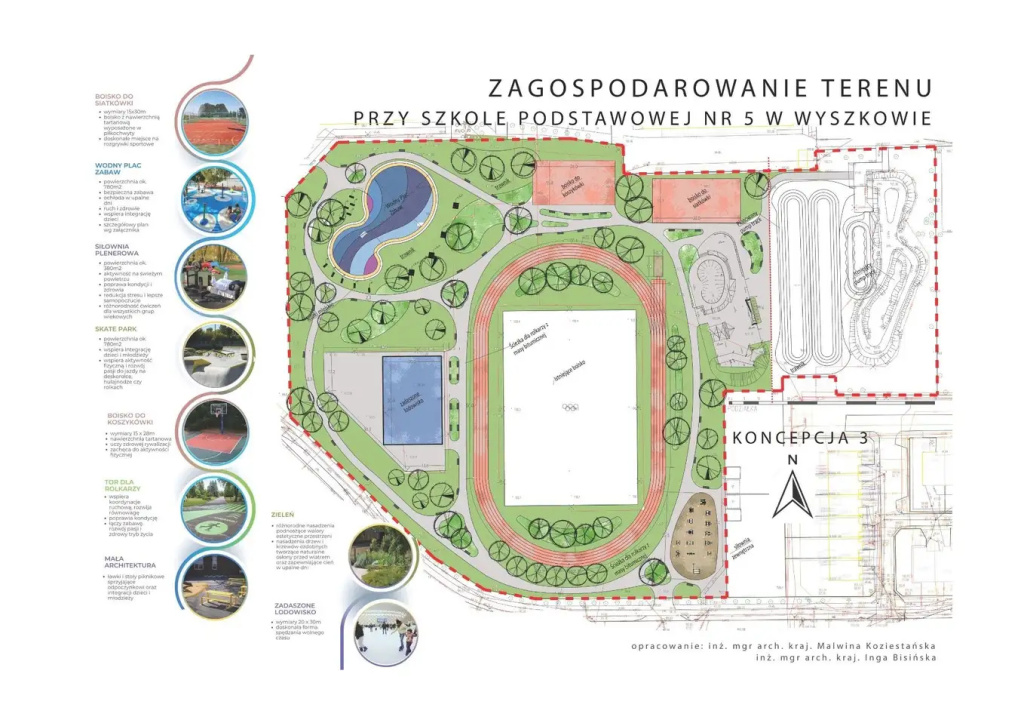 Pomysły na teren przy SP nr 5 w Wyszkowie