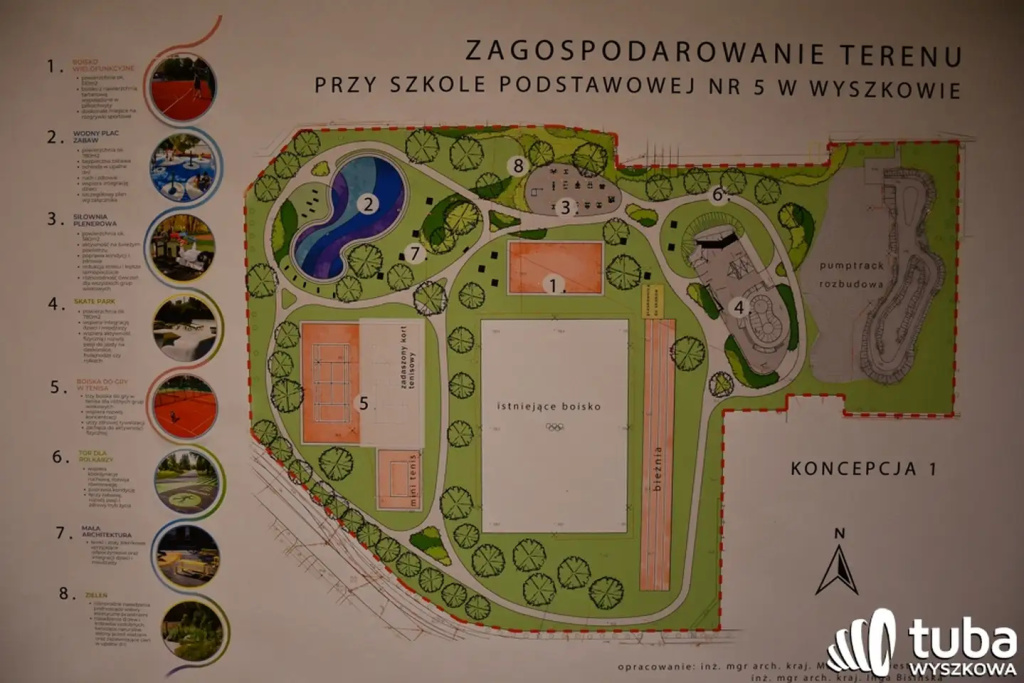 Pomysły na teren przy SP nr 5 w Wyszkowie