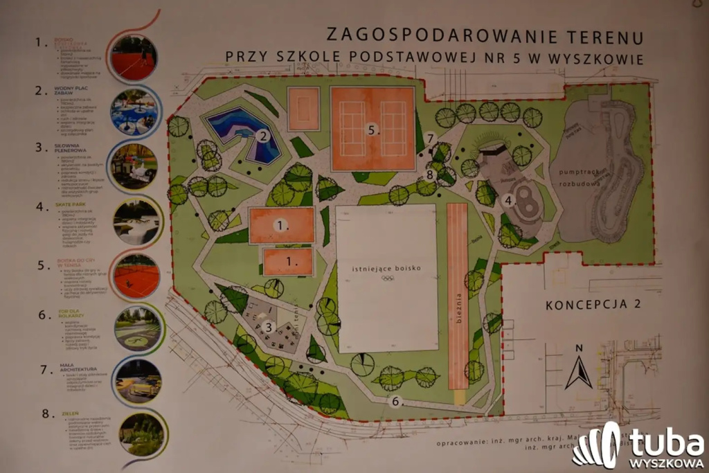 Pomysły na teren przy SP nr 5 w Wyszkowie