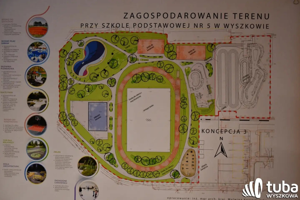 Pomysły na teren przy SP nr 5 w Wyszkowie