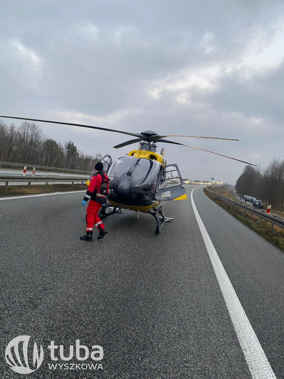 Trzy osoby poważnie ranne. S8 zablokowana