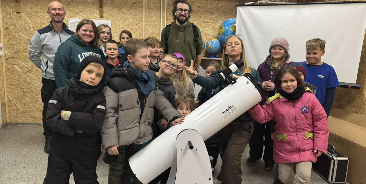Nauka pod gołym niebem z Karolem Wójcickim