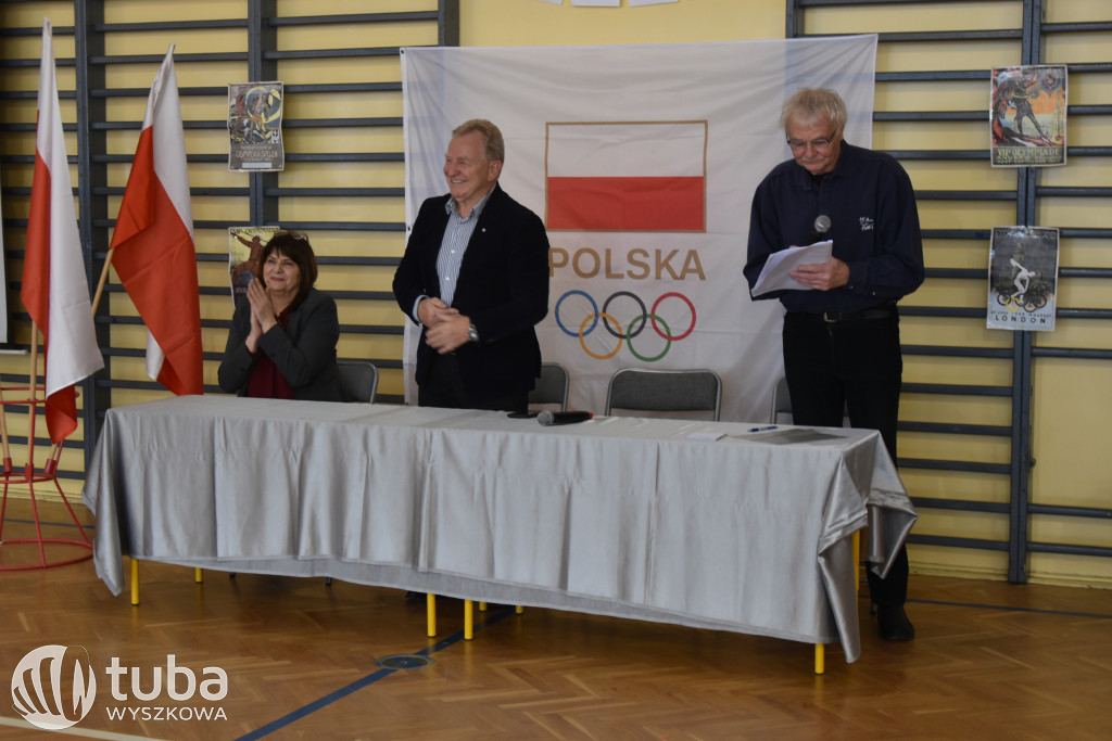 Andrzej Supron na spotkaniu z wyszkowską młodzieżą