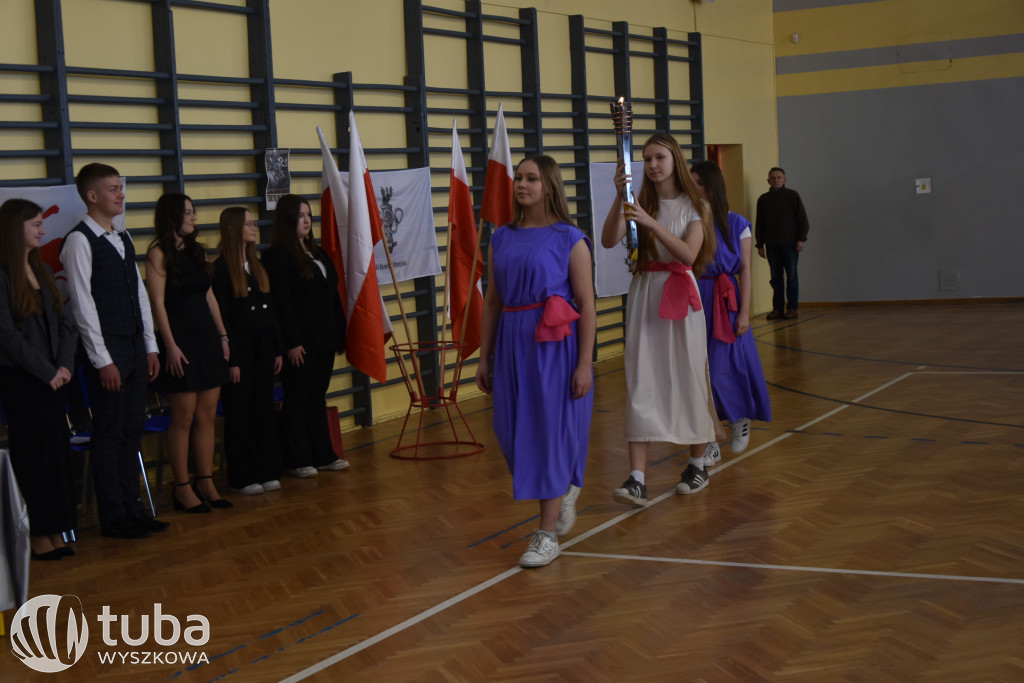 Andrzej Supron na spotkaniu z wyszkowską młodzieżą