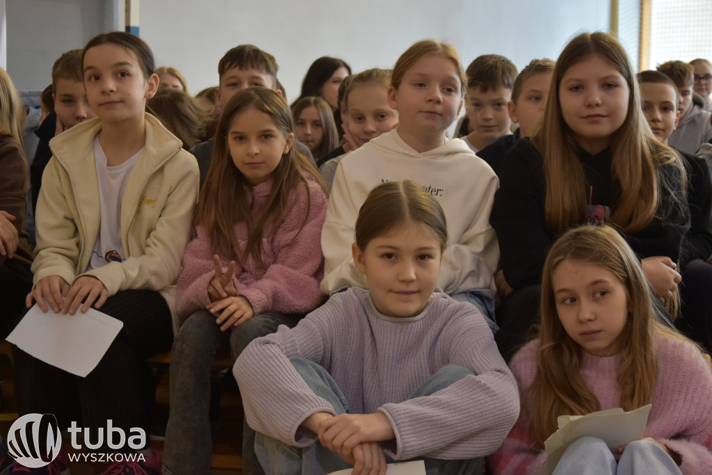 Andrzej Supron na spotkaniu z wyszkowską młodzieżą