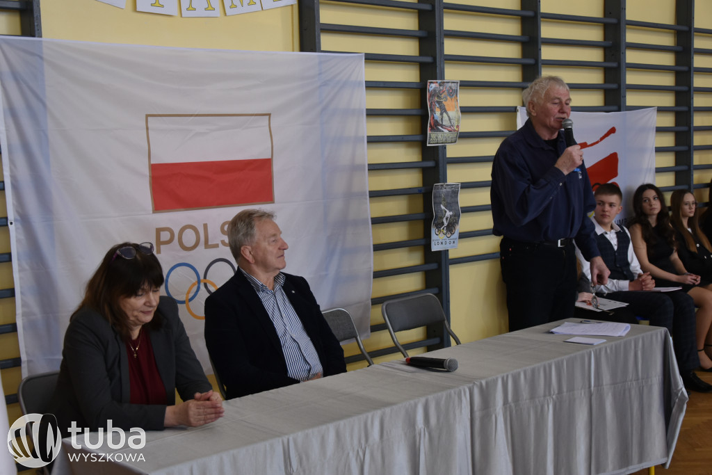 Andrzej Supron na spotkaniu z wyszkowską młodzieżą