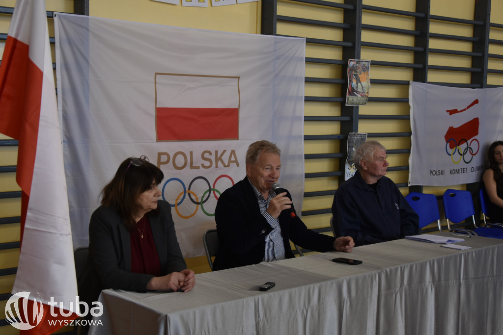 Andrzej Supron na spotkaniu z wyszkowską młodzieżą