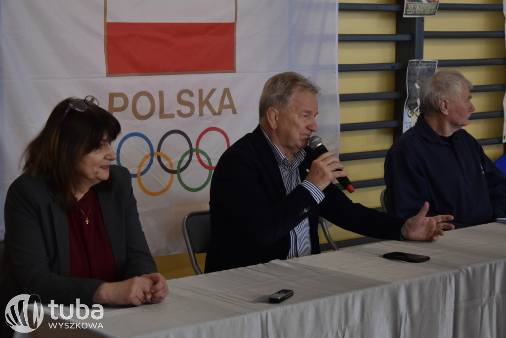 Andrzej Supron na spotkaniu z wyszkowską młodzieżą