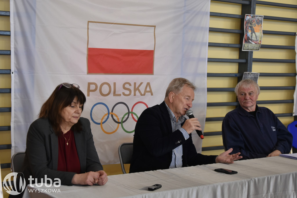 Andrzej Supron na spotkaniu z wyszkowską młodzieżą