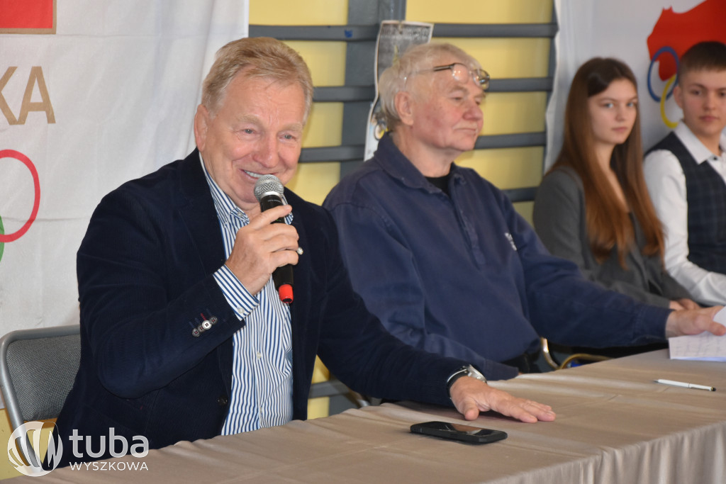 Andrzej Supron na spotkaniu z wyszkowską młodzieżą