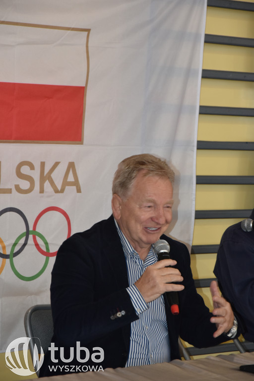 Andrzej Supron na spotkaniu z wyszkowską młodzieżą