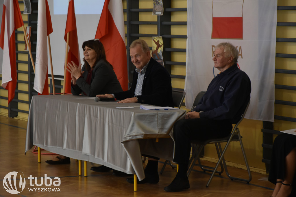 Andrzej Supron na spotkaniu z wyszkowską młodzieżą