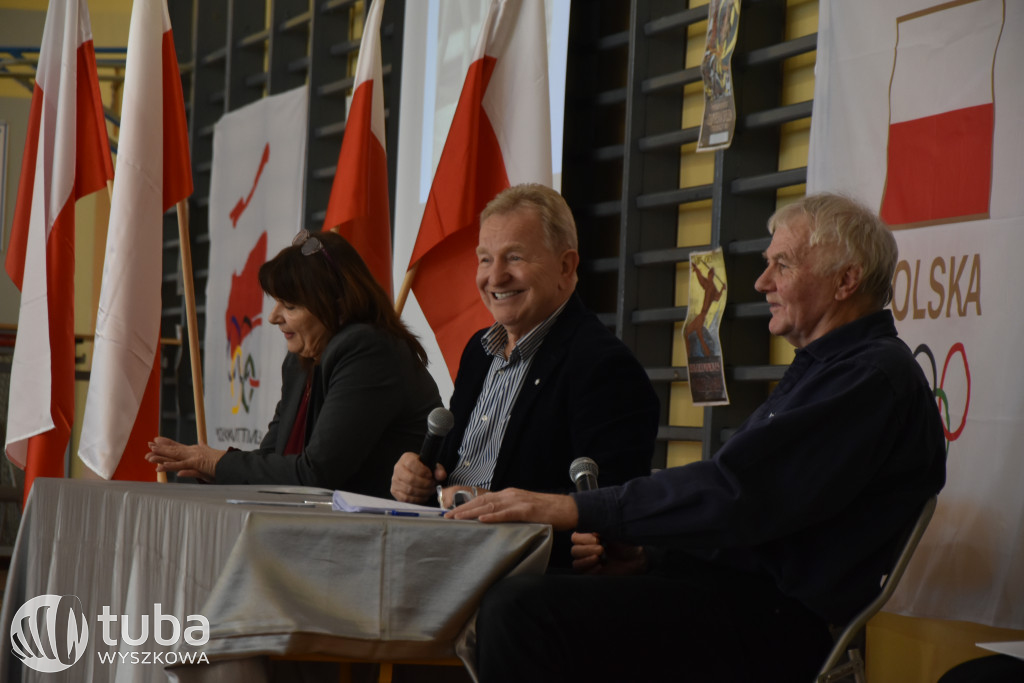 Andrzej Supron na spotkaniu z wyszkowską młodzieżą
