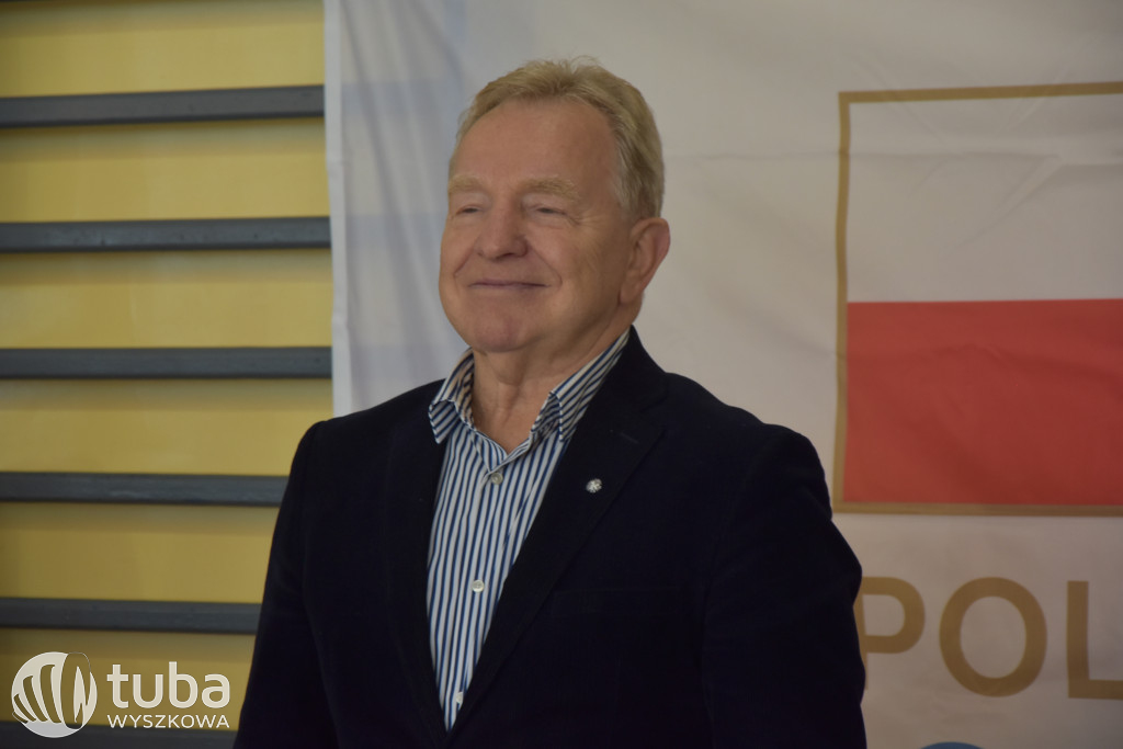 Andrzej Supron na spotkaniu z wyszkowską młodzieżą
