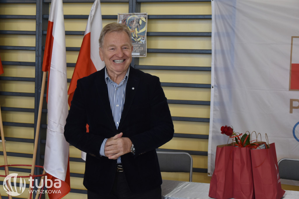 Andrzej Supron na spotkaniu z wyszkowską młodzieżą