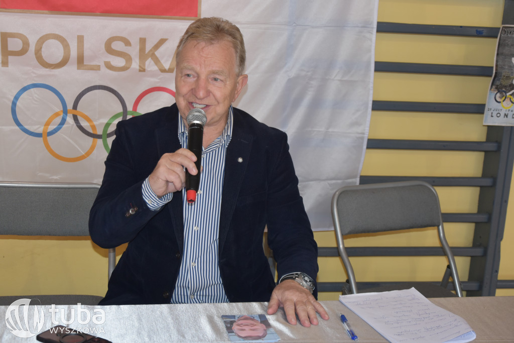 Andrzej Supron na spotkaniu z wyszkowską młodzieżą