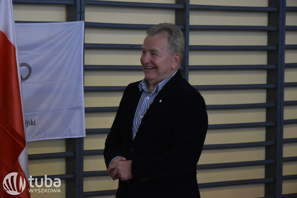 Andrzej Supron na spotkaniu z wyszkowską młodzieżą