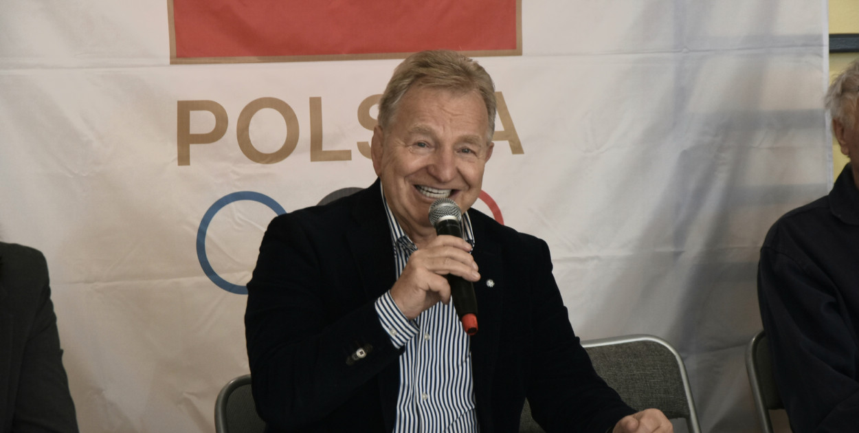 Andrzej Supron na spotkaniu z wyszkowską młodzieżą
