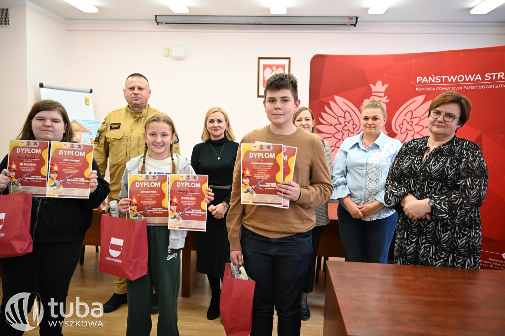 Gminny finał turnieju „Młodzież Zapobiega Pożarom”