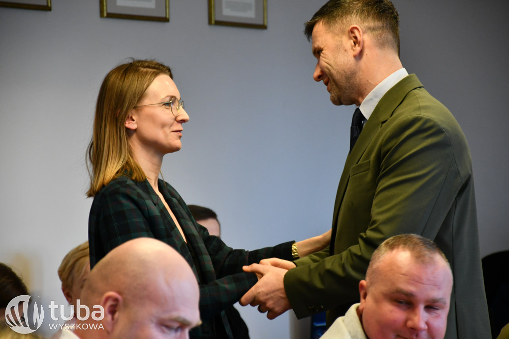 Pożegnanie i powitanie zastępcy burmistrza