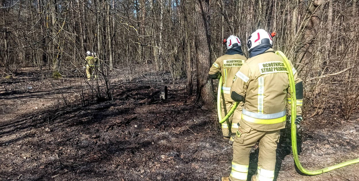 Niebezpieczne pożary traw w Powiecie Wyszkowskim