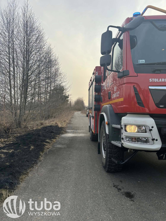 Niebezpieczne pożary traw w Powiecie Wyszkowskim