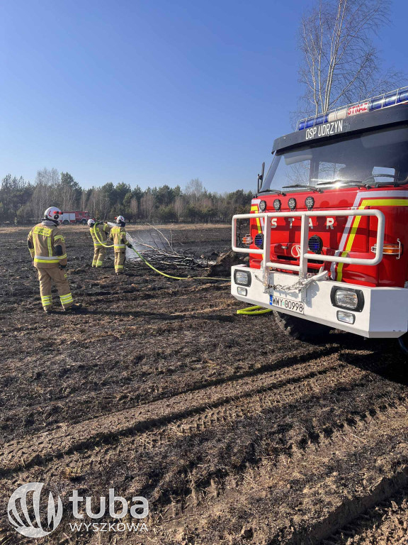 Niebezpieczne pożary traw w Powiecie Wyszkowskim