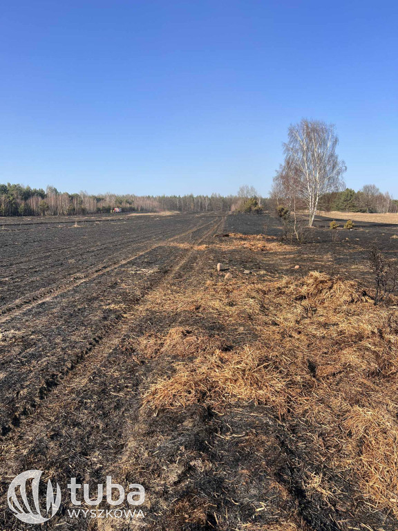 Niebezpieczne pożary traw w Powiecie Wyszkowskim