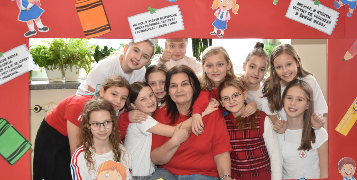 Prozdrowotna akcja w SP nr 5 w Wyszkowie