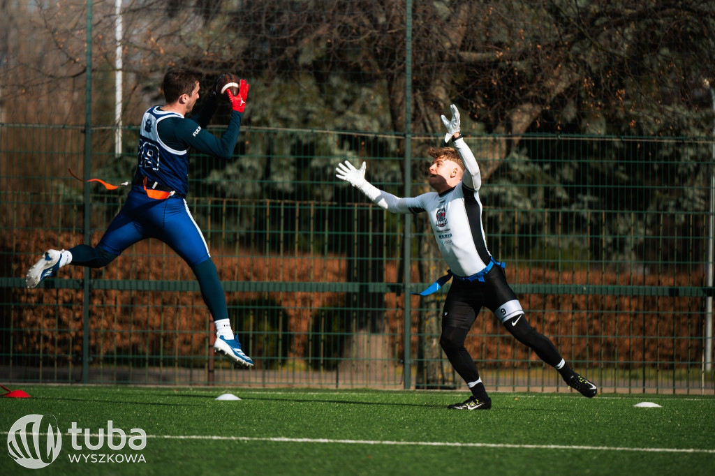 Kolejka futbolu flagowego w Wyszkowie