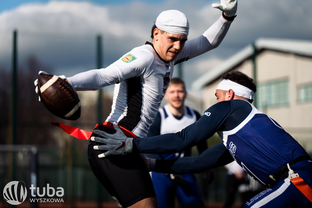 Kolejka futbolu flagowego w Wyszkowie