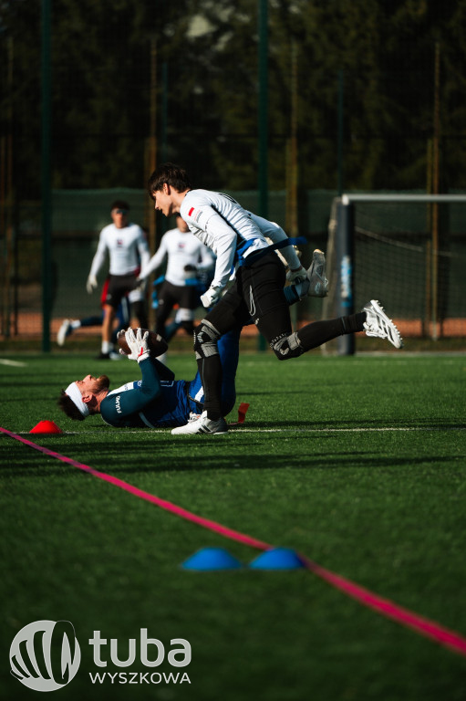 Kolejka futbolu flagowego w Wyszkowie