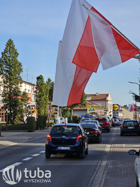 Powroty z weekendu i korki na wyszkowskich drogach