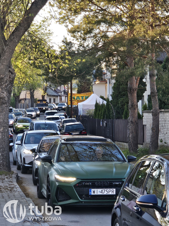 Powroty z weekendu i korki na wyszkowskich drogach