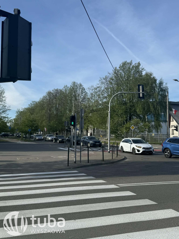 Powroty z weekendu i korki na wyszkowskich drogach