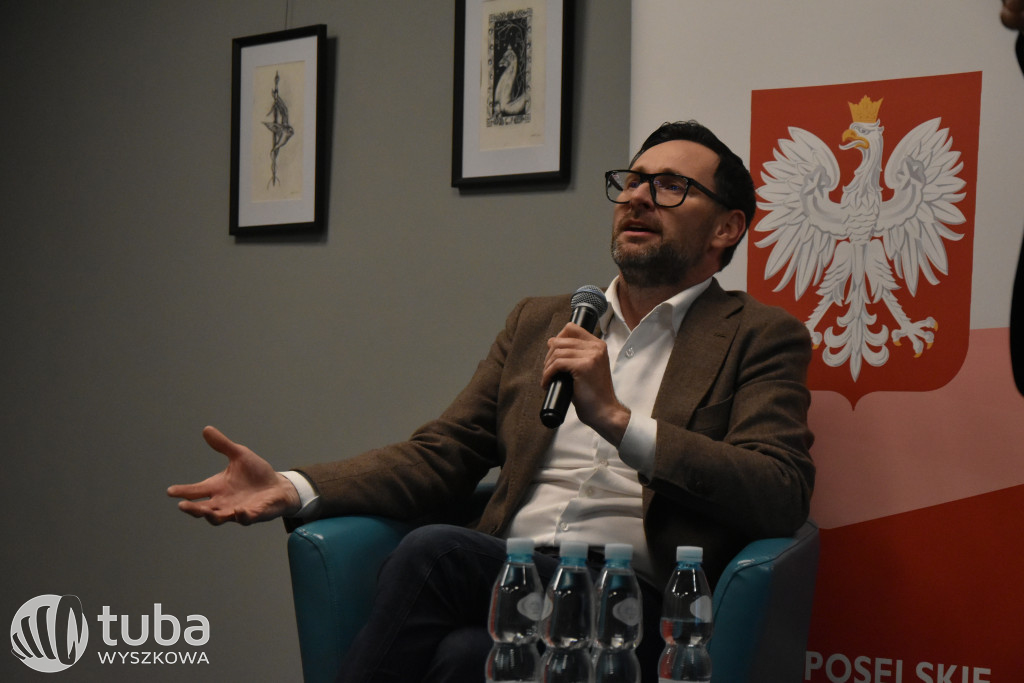 Daniel Obajtek i Daniel Milewski w Wyszkowie