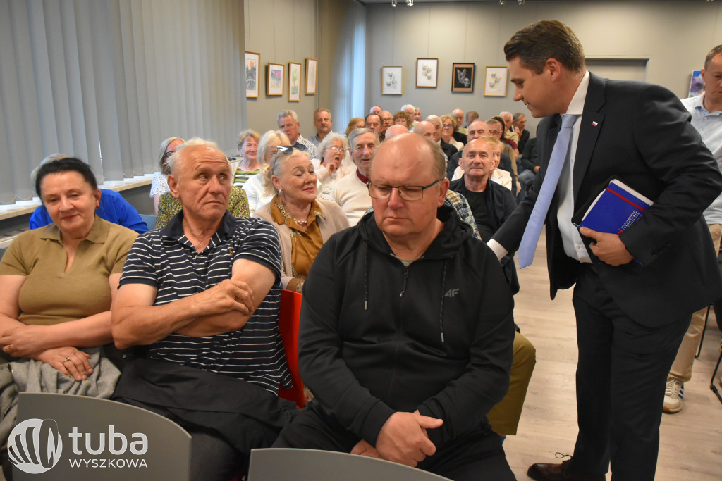 Daniel Obajtek i Daniel Milewski w Wyszkowie