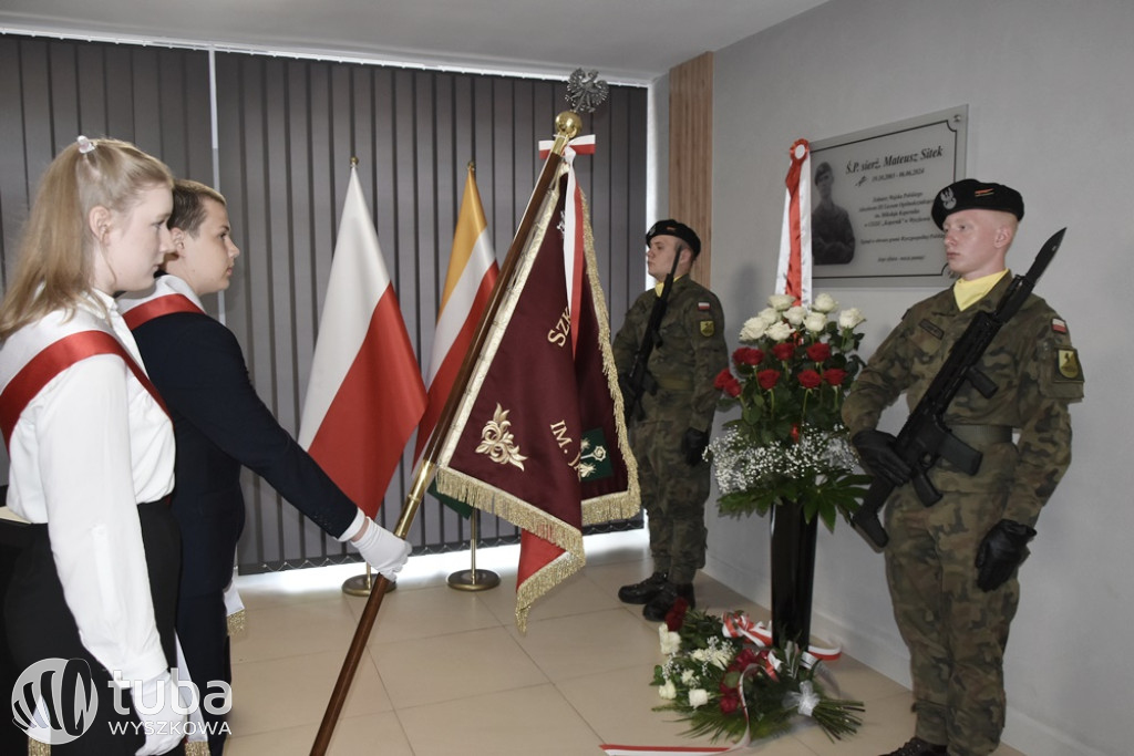 Wyszków uczcił pamięć sierż. Mateusza Sitka