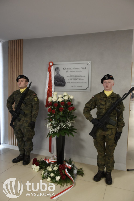Wyszków uczcił pamięć sierż. Mateusza Sitka